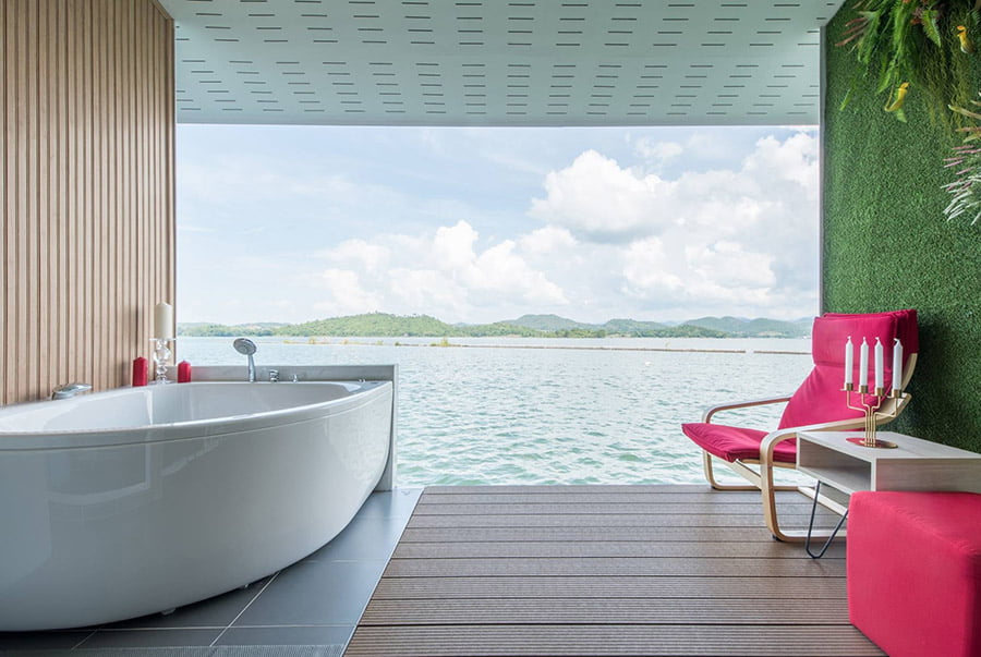 ที่พักกาญจนบุรีบรรยากาศดี