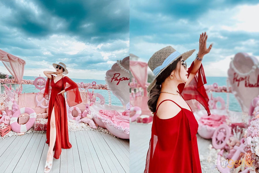 สวนดอกไม้ริมทะเล