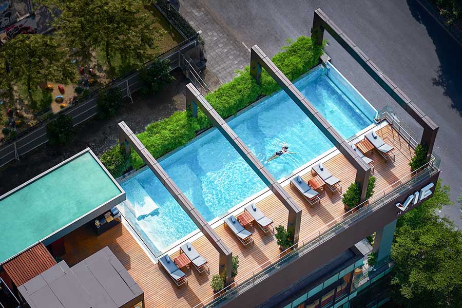 ที่พักสระน้ำสวย