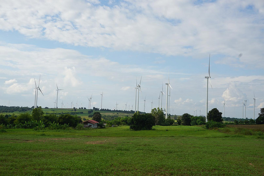 ทุ่งกังหันลมในไทย