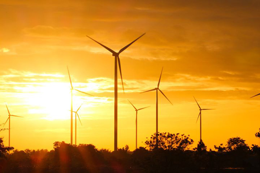 ทุ่งกังหันลมในไทย