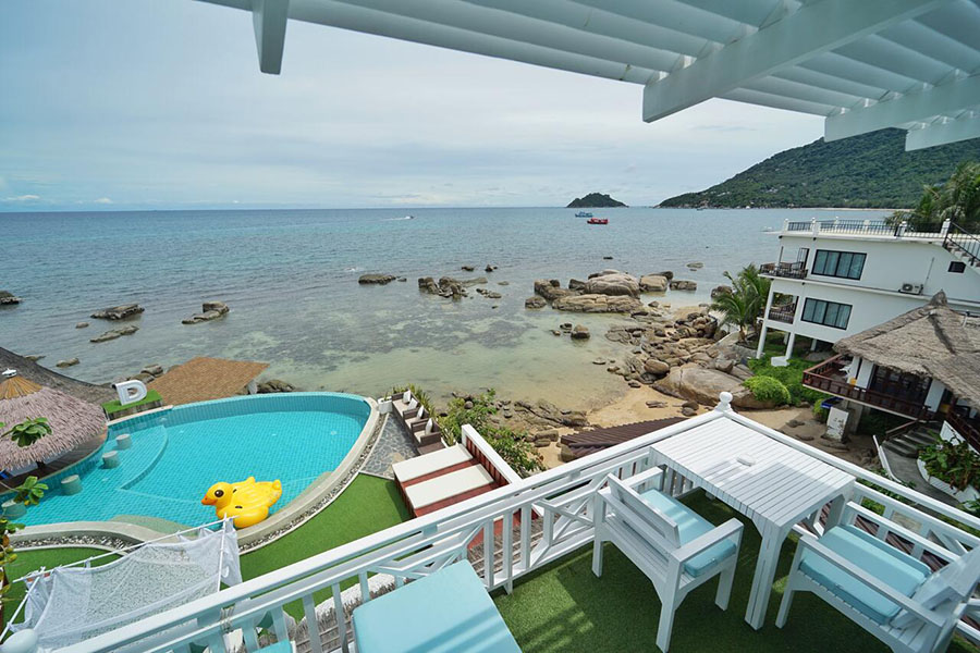 ที่พักเกาะเต่าติดทะเล