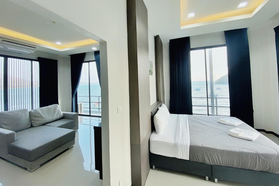 ที่พักนอนมองทะเล