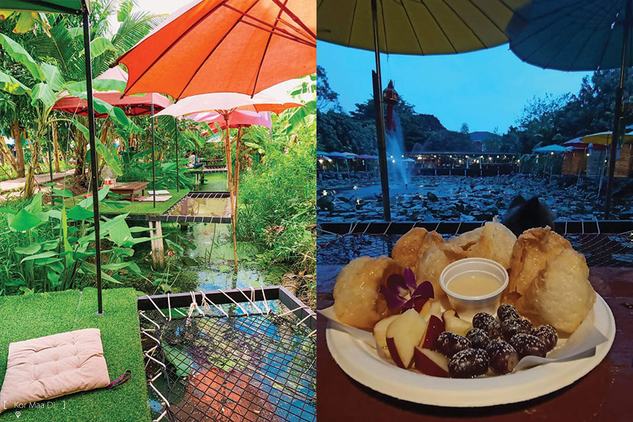 6 ร้านอาหาร + คาเฟ่ริมน้ำกลางสวน บรรยากาศชิลล์วิวปัง!