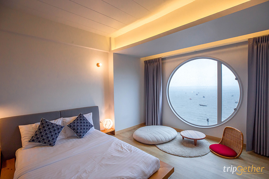 ที่พักนอนมองทะเล