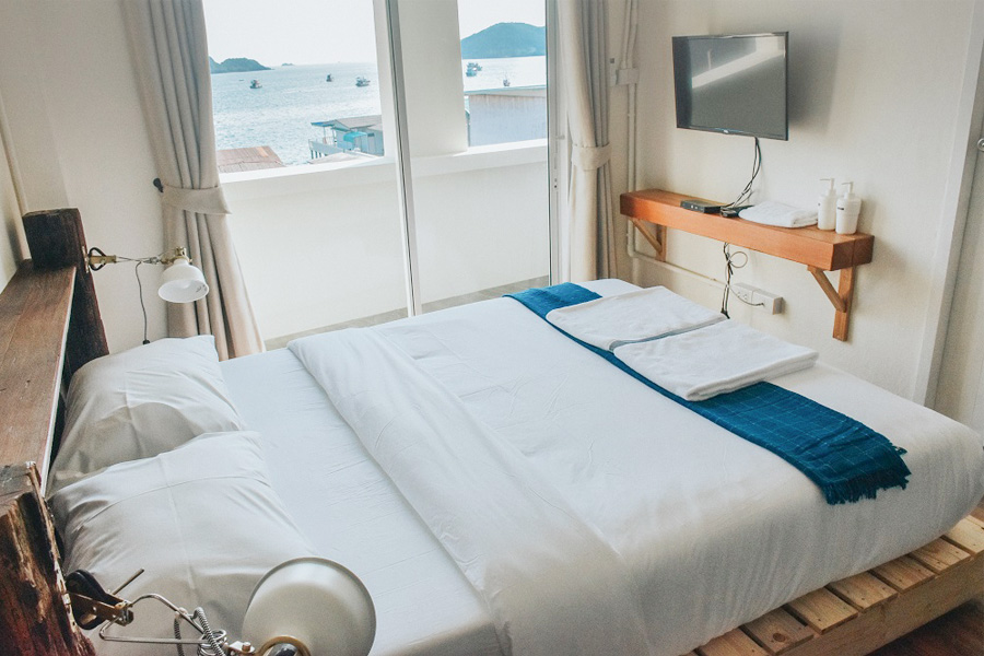 ที่พักนอนมองทะเล