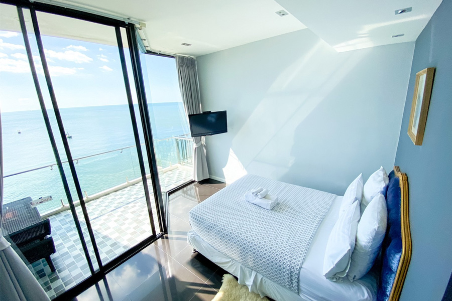 ที่พักนอนมองทะเล