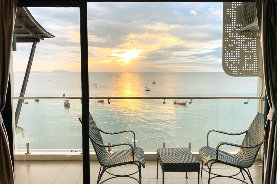 ที่พักนอนมองทะเล