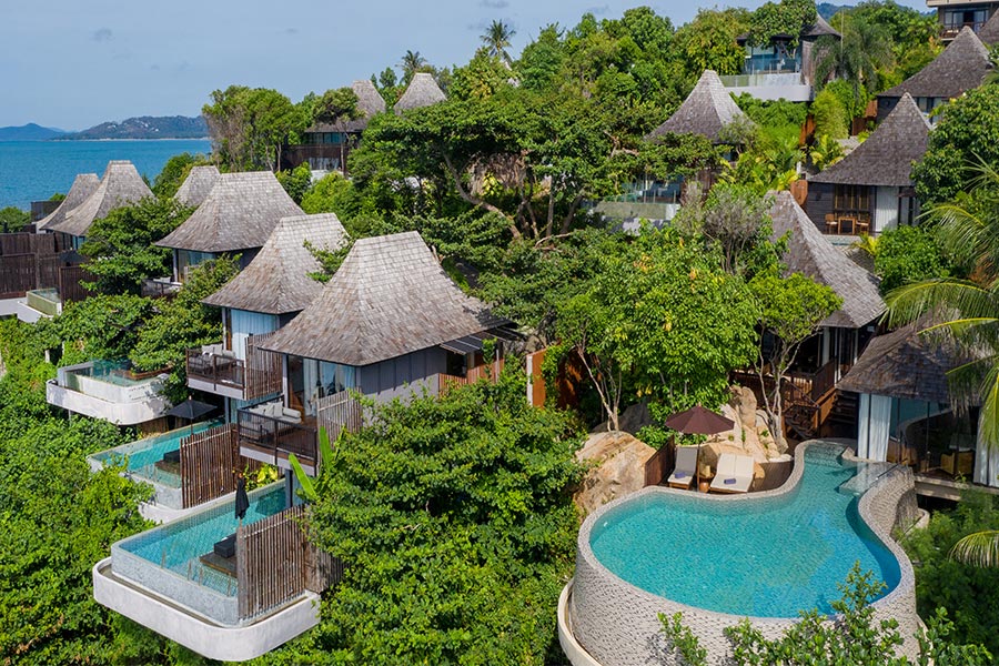 ศิลาวดี พูล สปา รีสอร์ต, Silavadee Pool Spa Resort, รีสอร์ทห้าดาวสมุย, ที่พักพูลวิลล่าห้าดาวสมุย