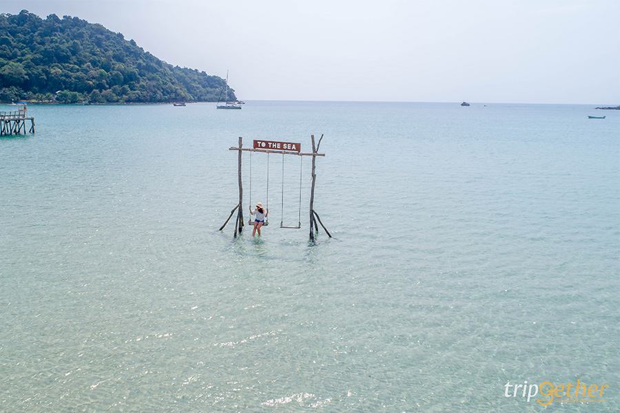 ที่พักติดทะเลมีชิงช้า