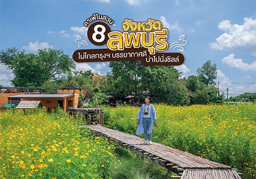 8 คาเฟ่ในสวนจังหวัดลพบุรี ไม่ไกลกรุงฯ บรรยากาศดี น่าไปนั่งชิลล์