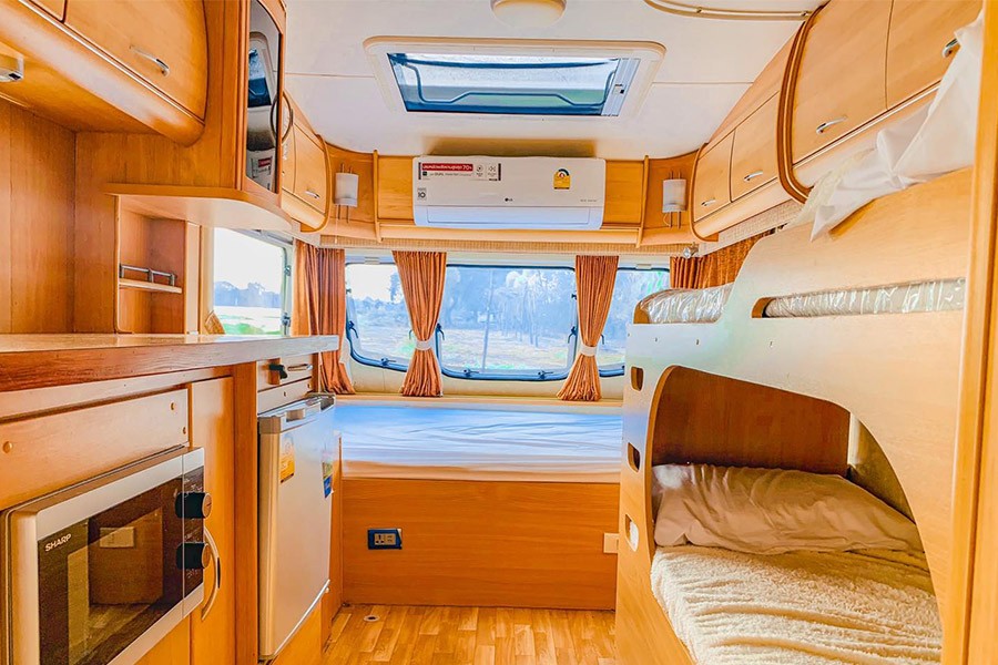 5 ที่พักรถบ้าน เปลี่ยนบรรยากาศ นอนชิลล์ ใกล้กรุงเทพฯ