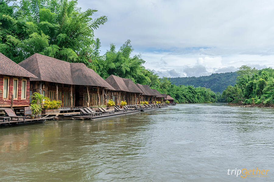 11 ที่พักแพริมน้ำแคว กาญจนบุรี ราคาไม่เกิน 2,000