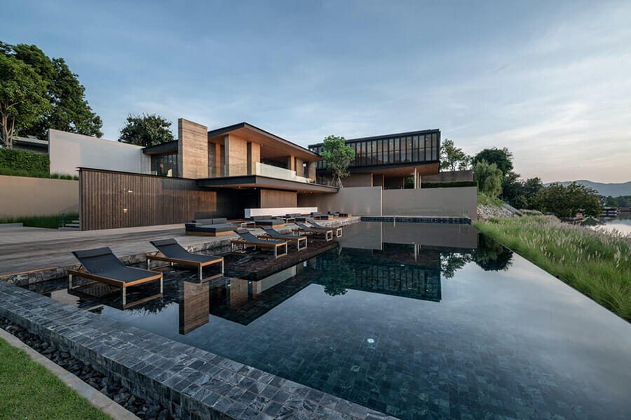 5 ที่พักกาญจนบุรี พูลวิลล่าริมน้ำ วิวสวยสุดปัง!