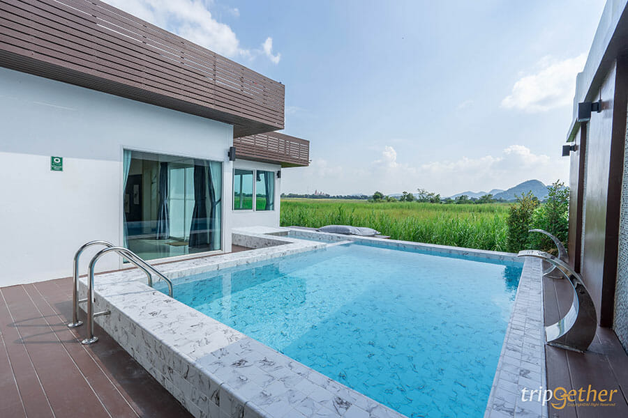 5 ที่พักกาญจนบุรี พูลวิลล่าริมน้ำ วิวสวยสุดปัง!