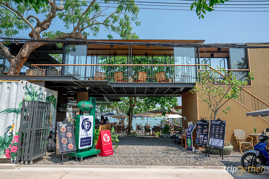 5 Beach Cafe บางเสร่ กินลมชมวิวทะเลได้แบบ 180 องศา 