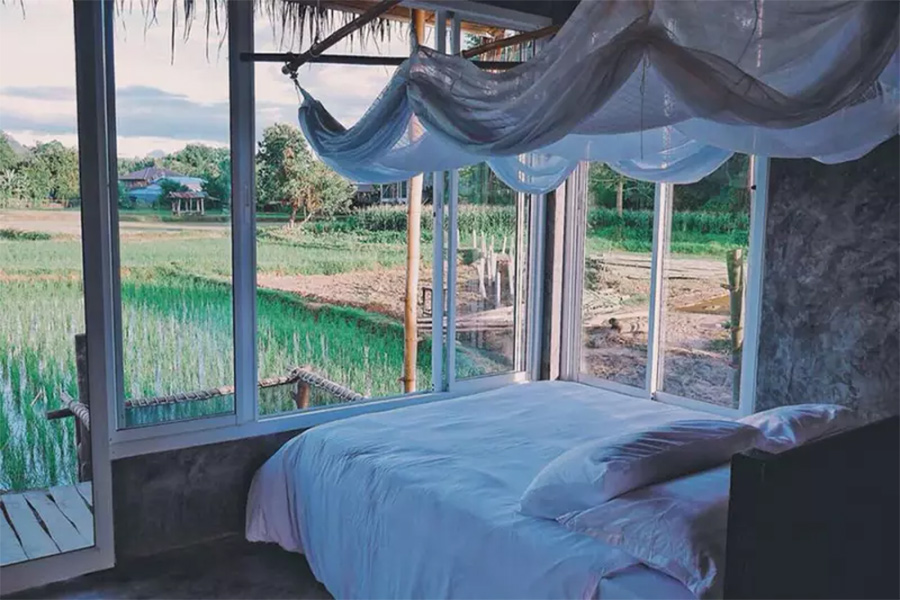 5 ที่พักกลางทุ่งนา หนีไปพักใจถ่ายรูปฟินช่วงกรีนซีซั่น!