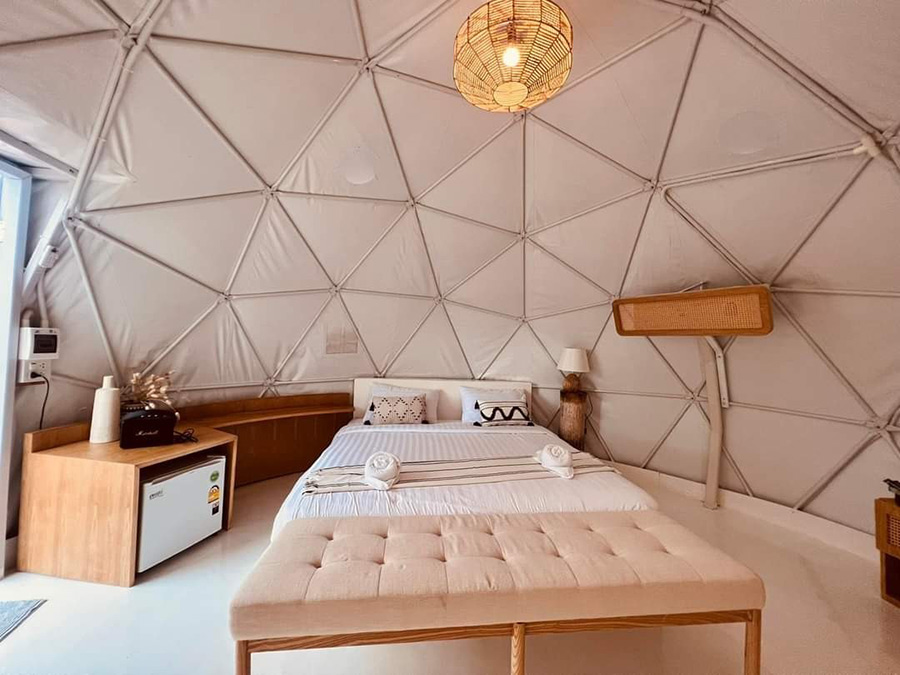 5 ที่พัก glamping กาญจนบุรี เอาใจสายแคมปิ้ง นอนสบายใกล้ชิดธรรมชาติ