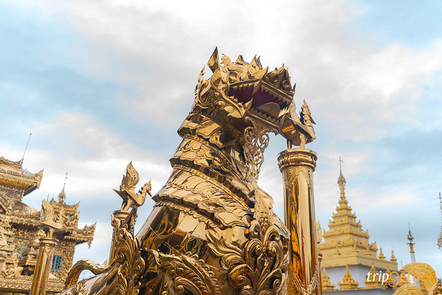 วัดไทยวัฒนาราม วัดสวยแม่สอด งามศิลปะพม่า ไหว้พระมหาเมี๊ยะมุนี