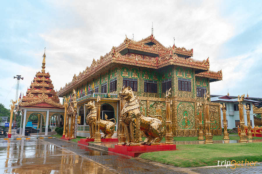 วัดไทยวัฒนาราม วัดสวยแม่สอด งามศิลปะพม่า ไหว้พระมหาเมี๊ยะมุนี