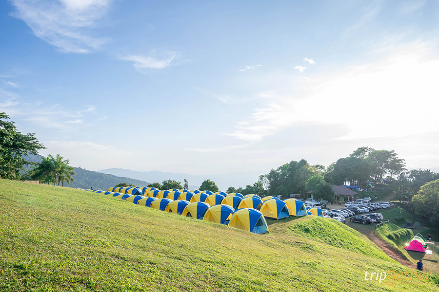 จุดกางเต็นท์ในอุทยานภาคเหนือ