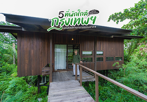 5 ที่พักใกล้กรุงเทพฯ น่าไป Staycation นอนชิลล์ท่ามกลางธรรมชาติ