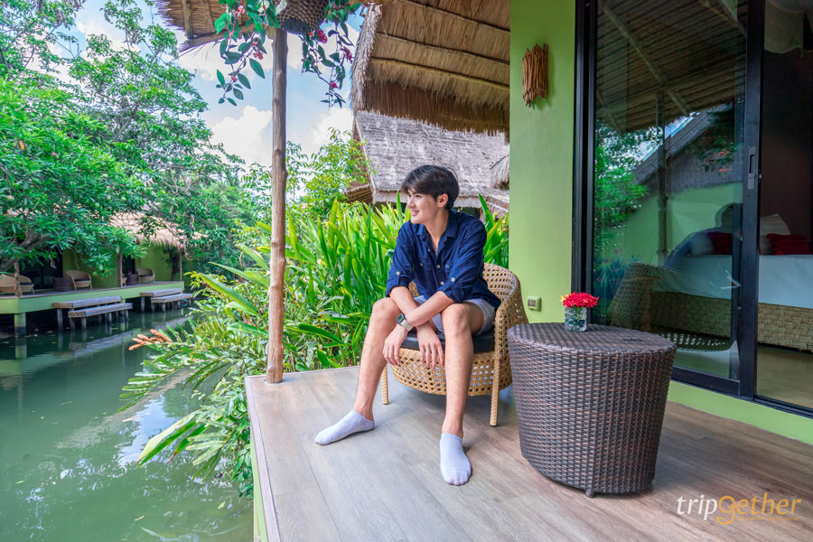 Asita Eco Resort ที่พักอัมพวาริมคลอง