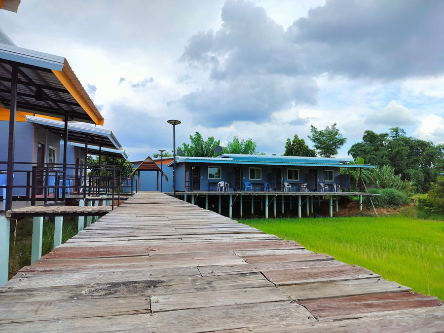 ที่พักบึงกาฬ บรรยากาศริมโขง