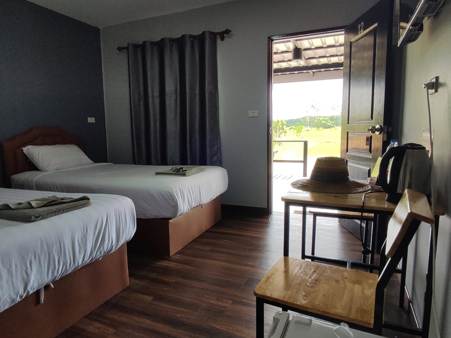 ที่พักบึงกาฬ บรรยากาศริมโขง