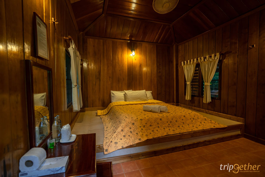 ที่พักกาญจนบุรี ริมน้ำกลางป่า