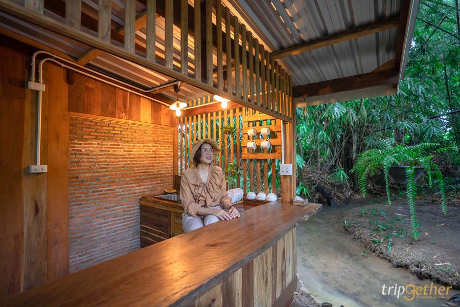 ที่พักกาญจนบุรี ริมน้ำกลางป่า