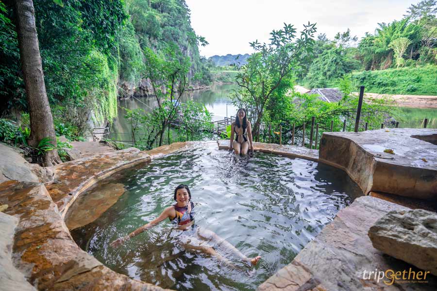 ที่พักกาญจนบุรี ริมน้ำกลางป่า