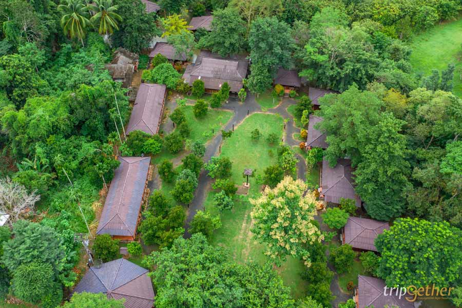 ที่พักริมน้ำกลางป่า ใกล้กรุงเทพ