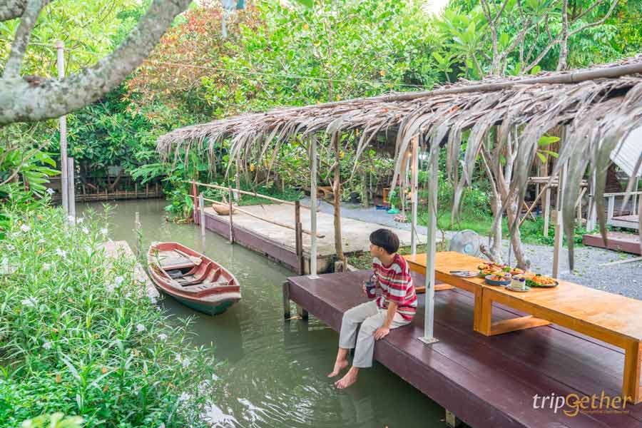 ร้านอาหารในสวน ใกล้กรุงเทพ