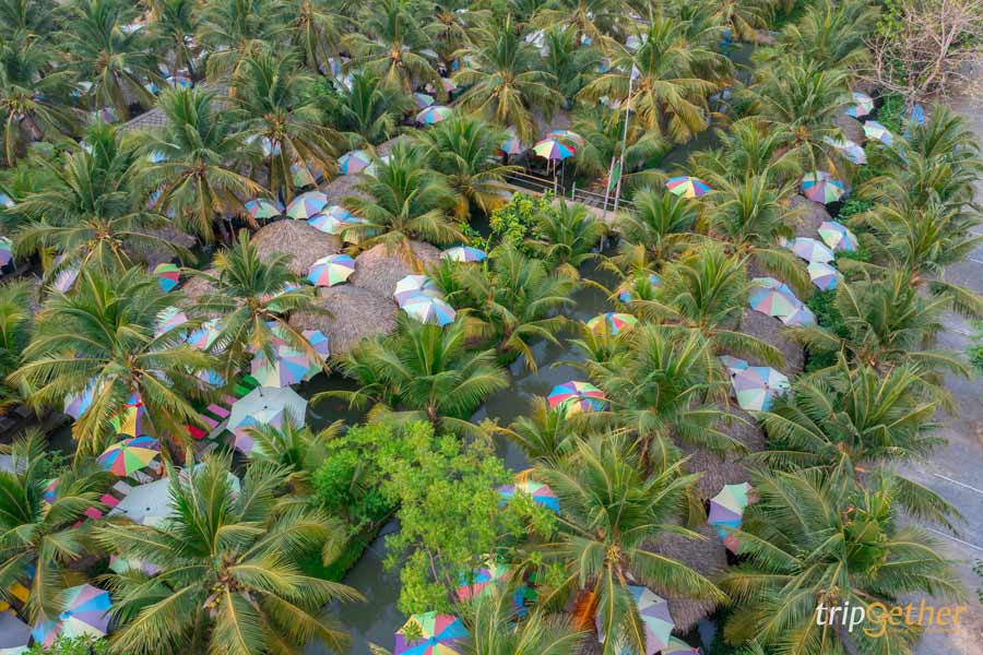 ร้านอาหารในสวน ใกล้กรุงเทพ 