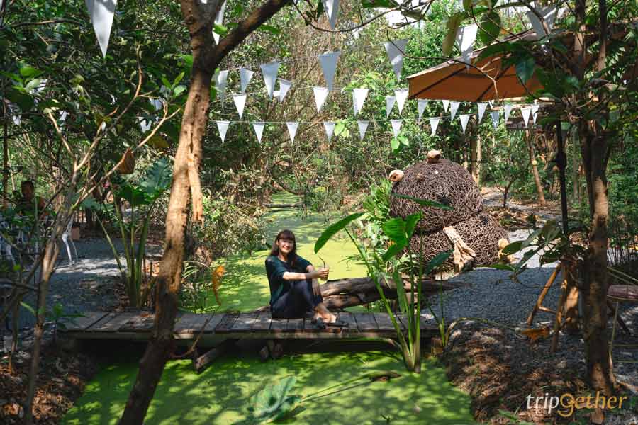 ร้านอาหารในสวน ใกล้กรุงเทพ