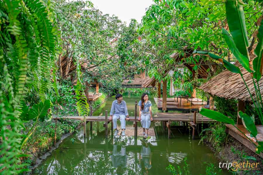 ร้านอาหารในสวน ใกล้กรุงเทพ 