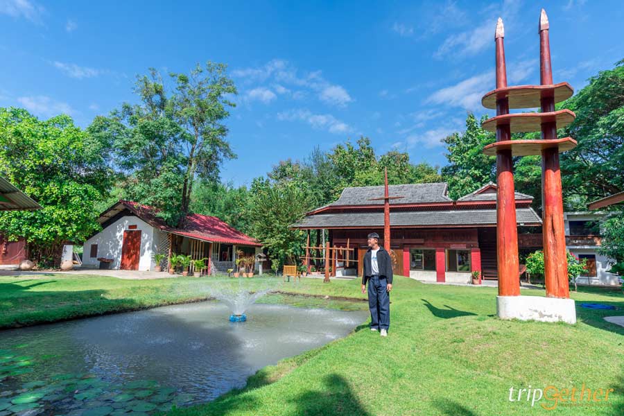 หอศิลป์อินสนธิ์ วงค์สาม ลำพูน จิบกาแฟเดินชมงานศิลป์