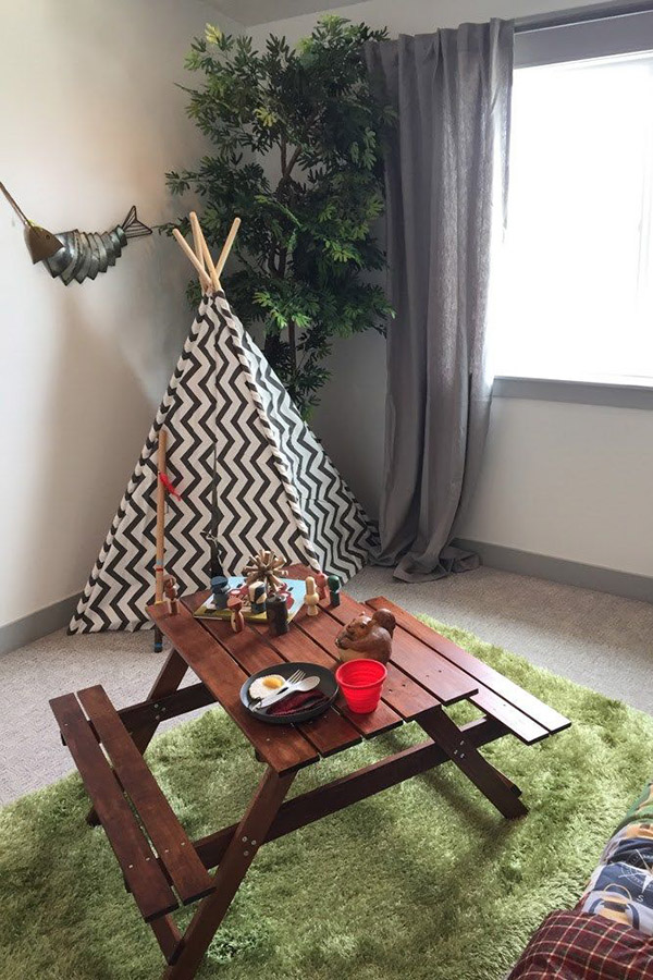 Remodelaholic | Get This Look_ Outdoors Camping Theme Kids Bedroom