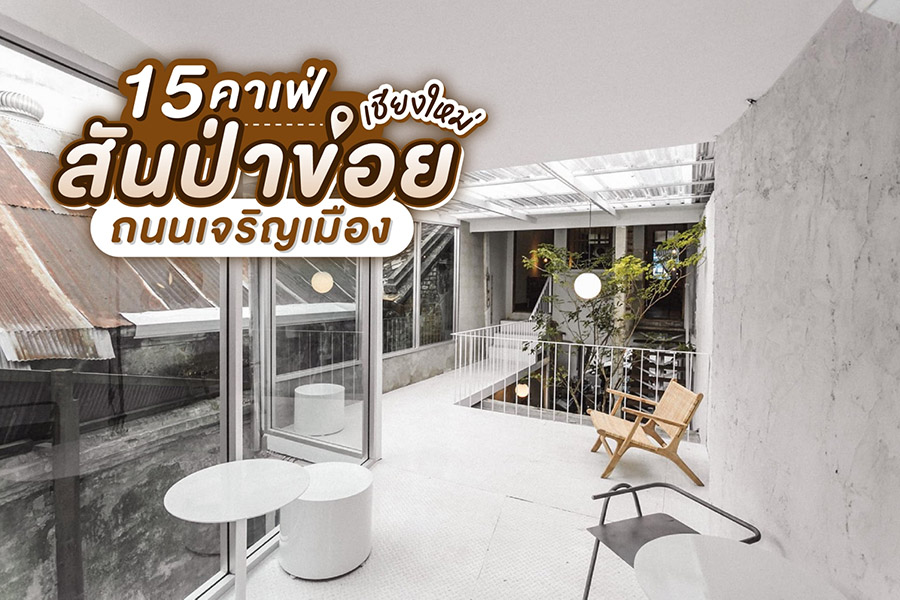 15 คาเฟ่เชียงใหม่ ย่านสันป่าข่อย-ถนนเจริญเมือง แหล่งฮิปจุดใหม่ที่ต้องรีบไปเช็คอิน 